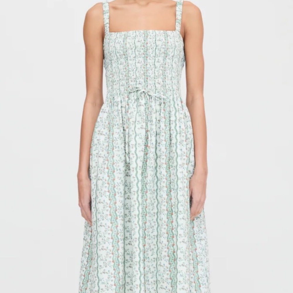 Hill House Home Anita Dress in Green Provence Floral